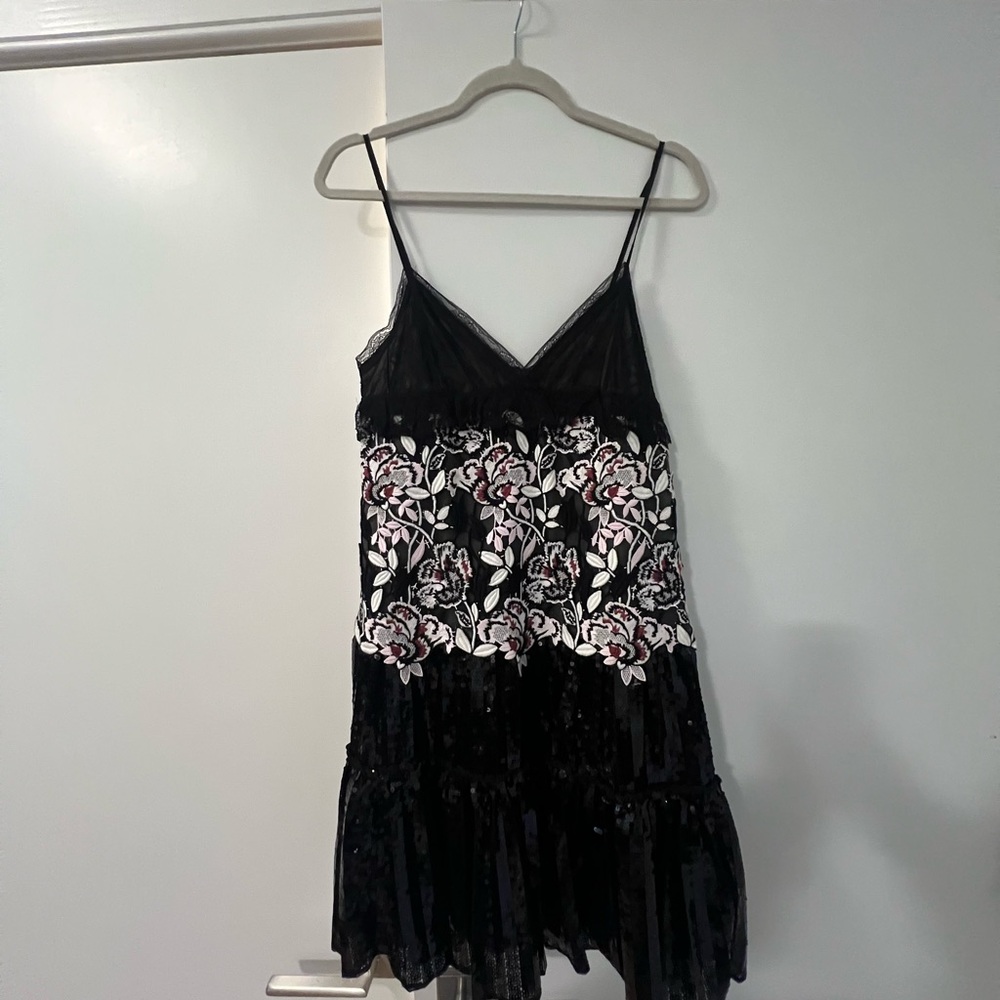 Giambattista Valli Black Lace Dress